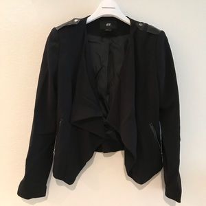 Cropped Moto Jacket